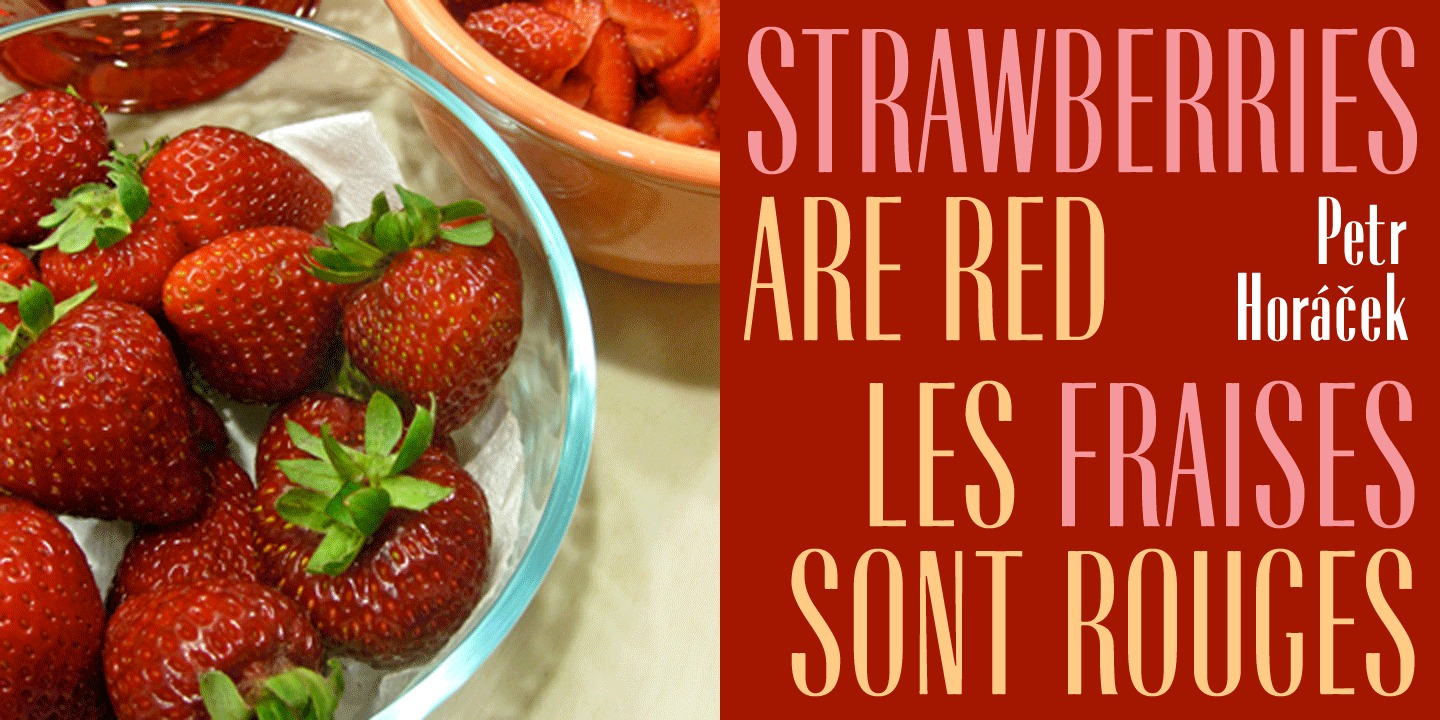 폰트 Radiant Extra Condensed CT